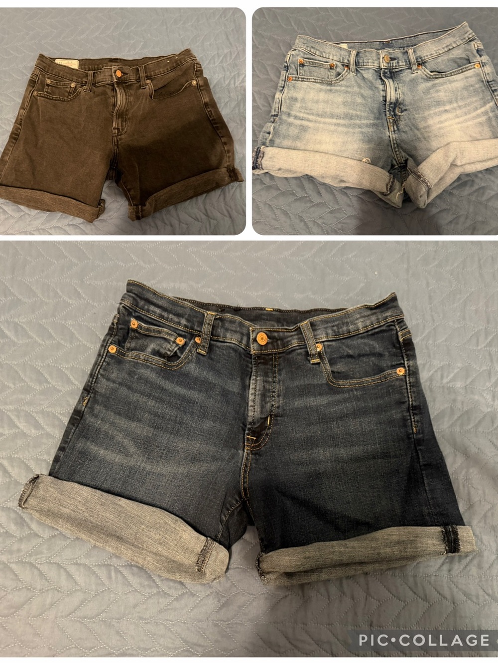Gap Women’s Dark Wash Denim Rolled Hem - Casual Summer Staple